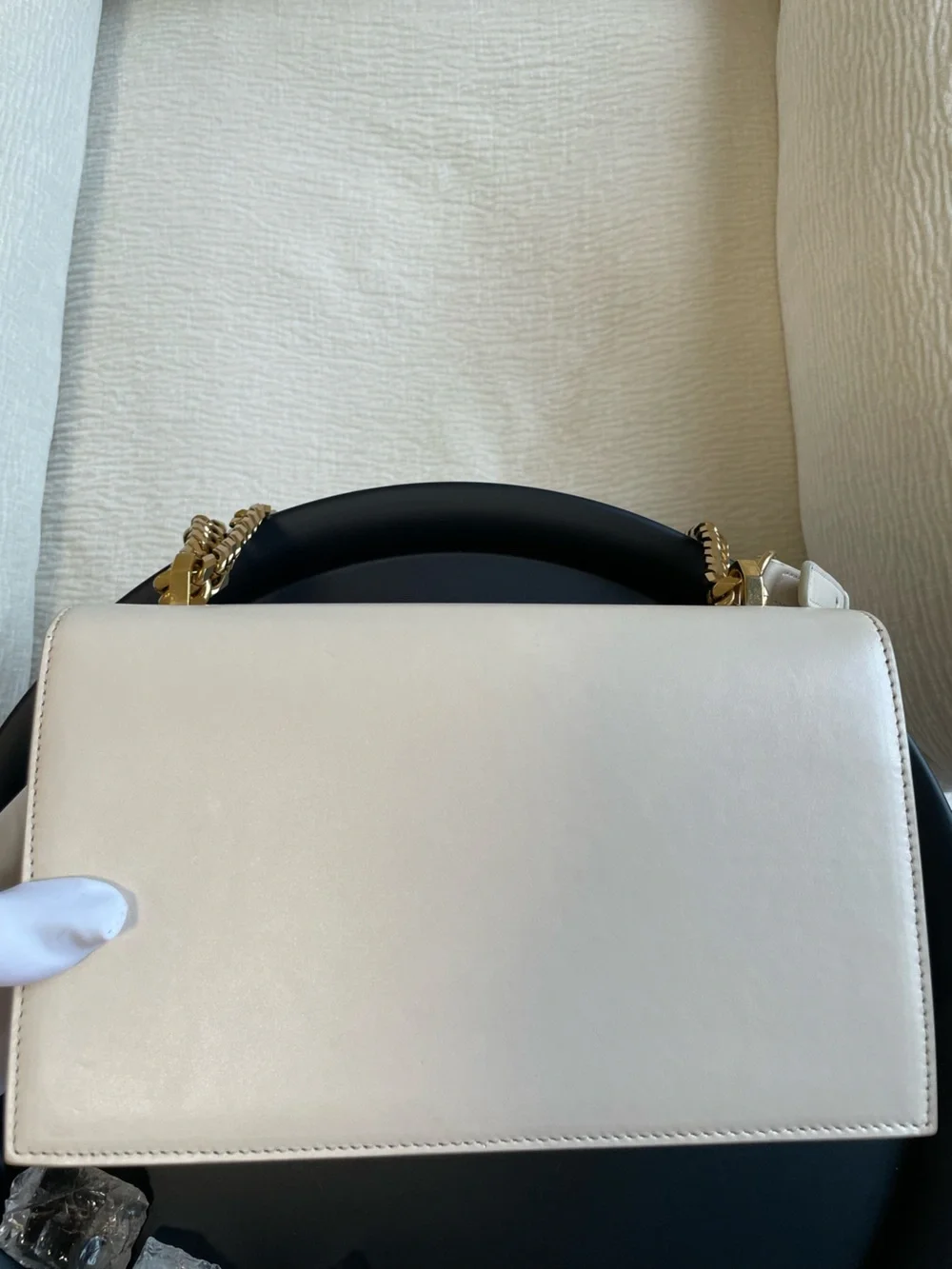 Alexander McQueen Knuckle Jeweled Satchel Shoulder Bag Swarovski Crystal Skull